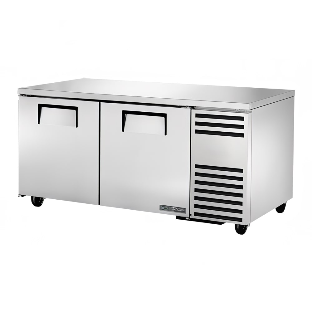 598-TUC67 67" W Undercounter Refrigerator w/ (2) Sections & (2) Doors, 115v