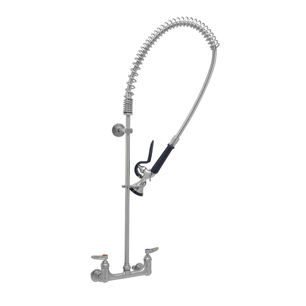 064-S0133BY 33 5/16"H Wall Mount Pre Rinse Faucet - 1.15 GPM, Base with Nozzle