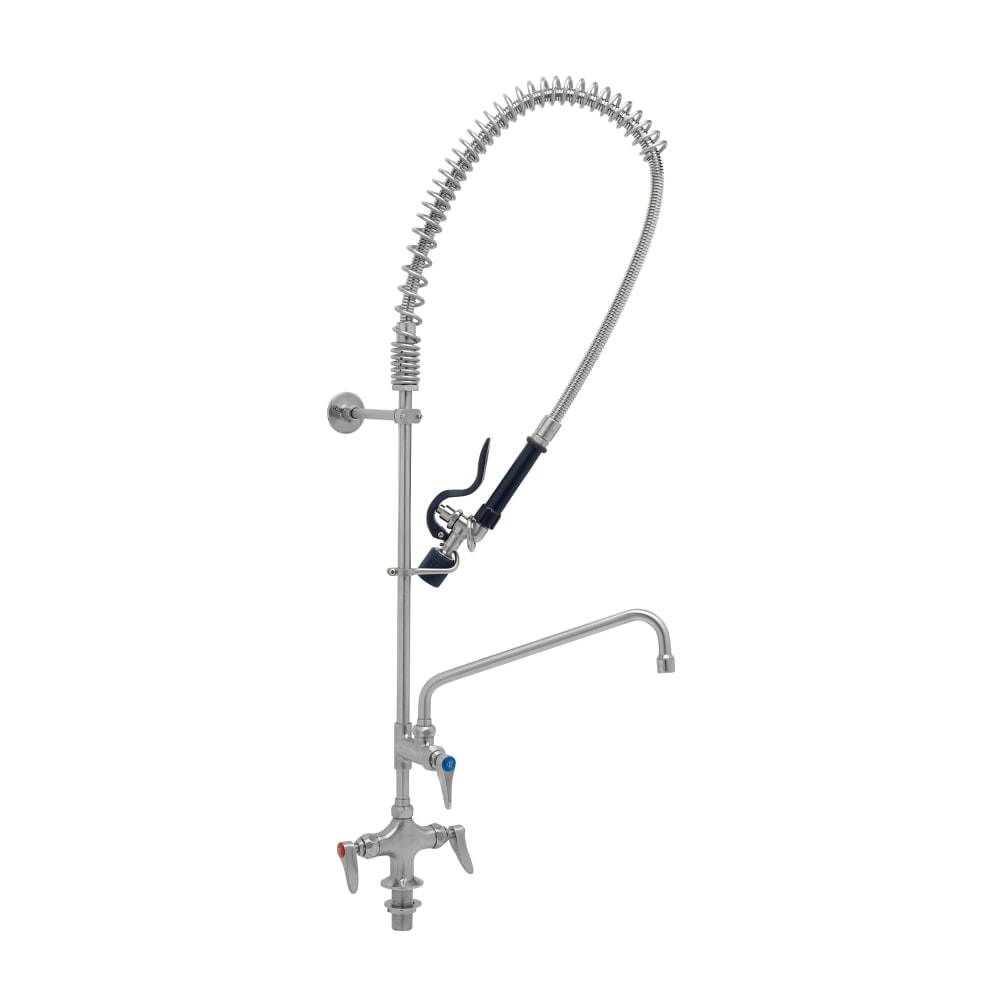 064-S0113A12BJ 46 1/4"H Deck Mount Pre Rinse Faucet - 1.07 GPM, Base with Nozzle