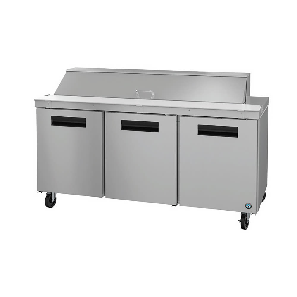 440-SR72B18 72" Steelheart Sandwich/Salad Prep Table w/ Refrigerated Base, 115v