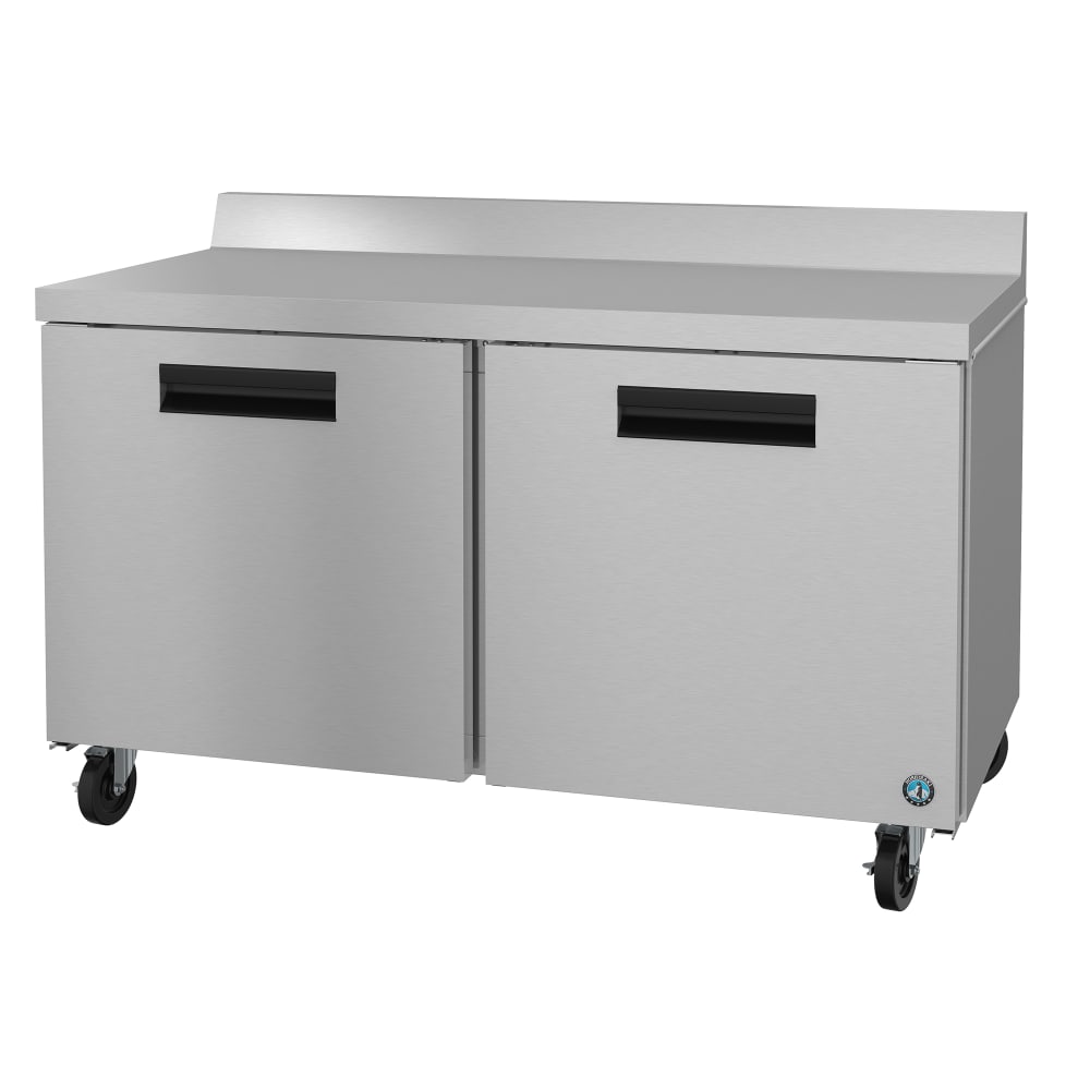 440-WR60B 60" W Worktop Refrigerator w/ (2) Sections & (2) Doors, 115v