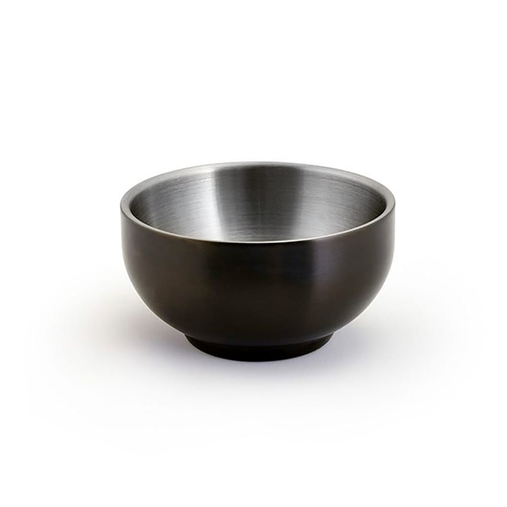 872-DBO068BKS22 6 oz Round Harmony™ Ramekin - Stainless Steel, Matte Black