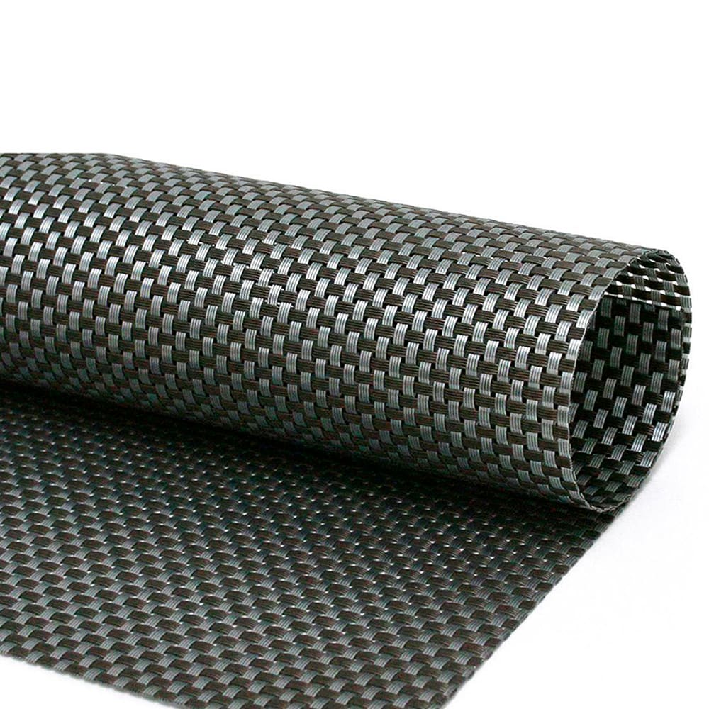 872-XPM082ESV83 Rectangular Cocoa Placemat - 14" x 11", Woven Vinyl, Metroweave®