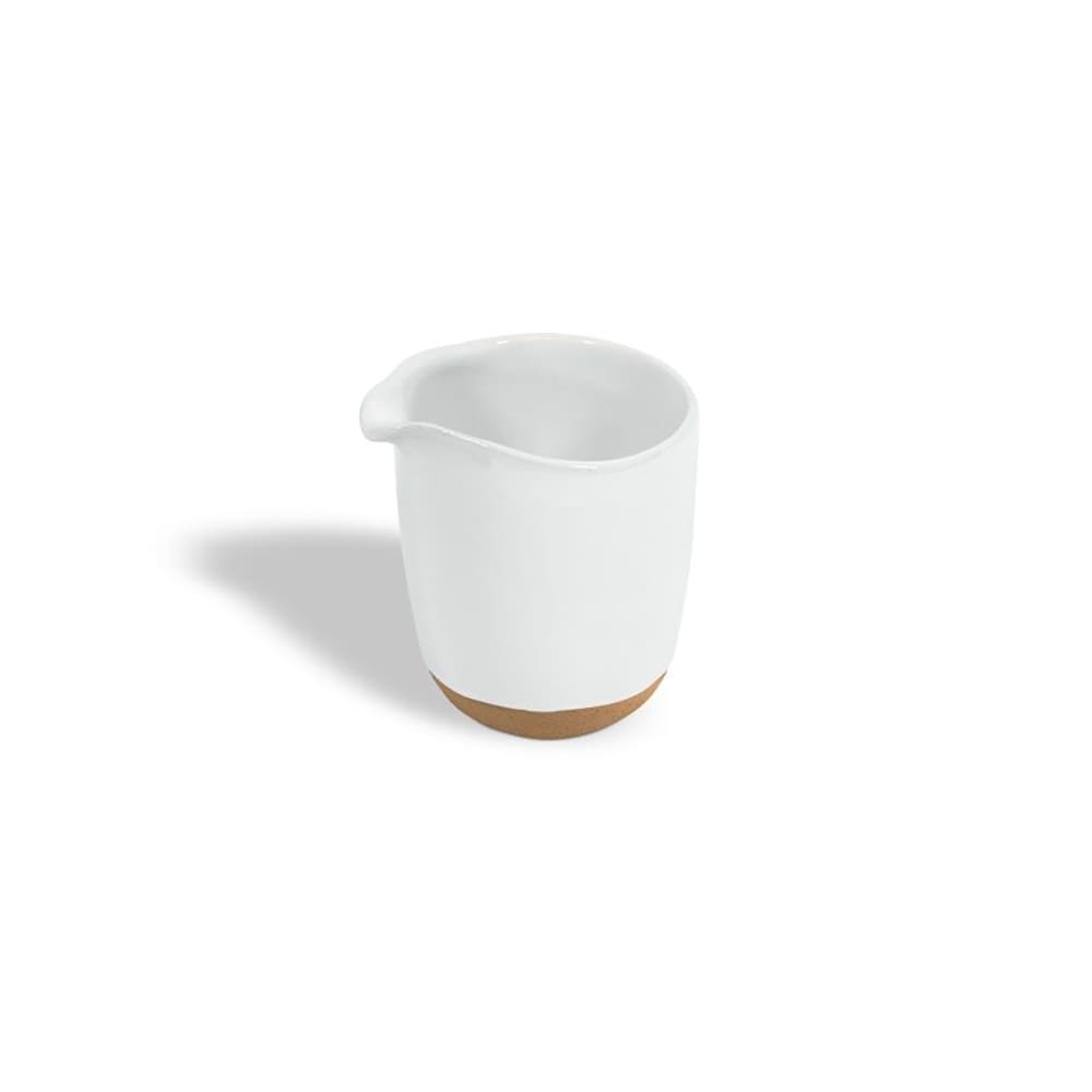 872-TCR018WHP23 4 oz Artefact® Pourer - Porcelain, White