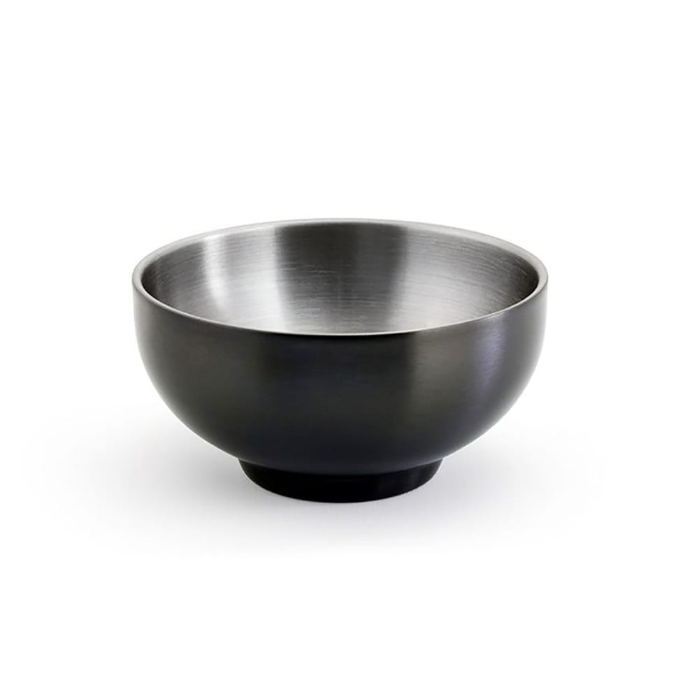 872-DBO069BKS22 10 oz Round Harmony™ Bowl - Stainless Steel, Matte Black
