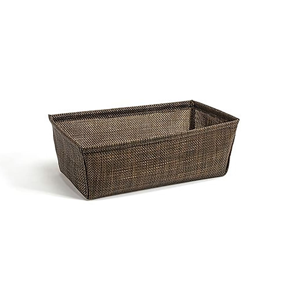 872-RBA004COV22 Rectangular Metroweave® Woven Basket - 8 1/2" x 5", Vinyl, Mesh Copper