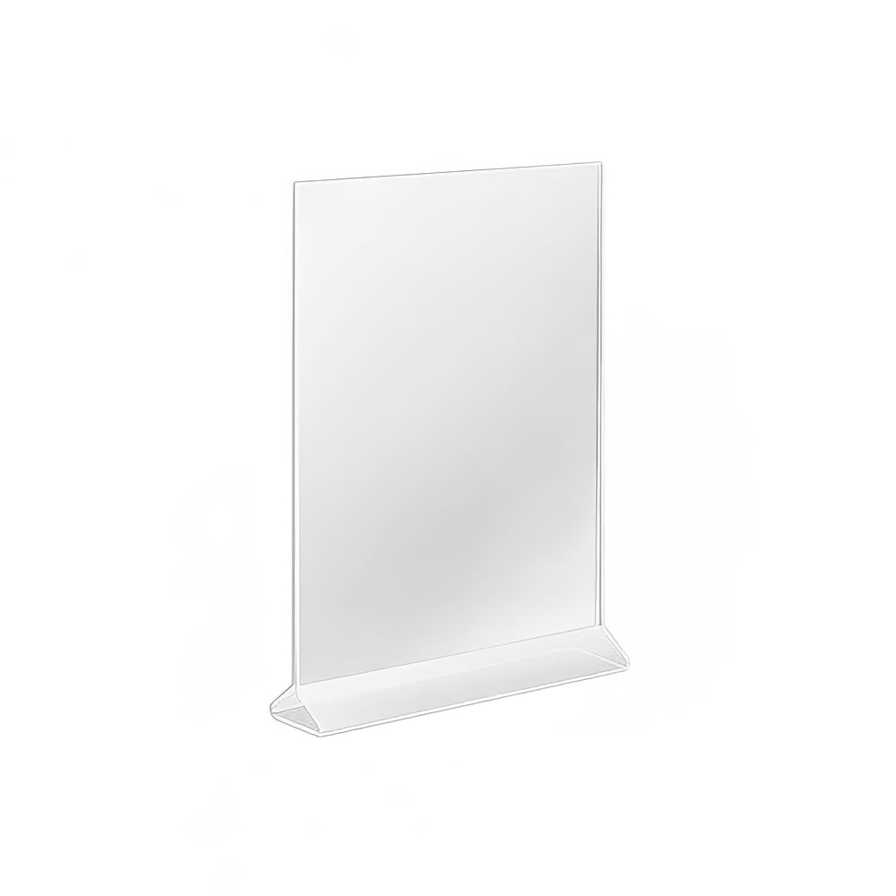 151-526 Tabletop Menu Card Holder - 8 1/2" x 11", Acrylic
