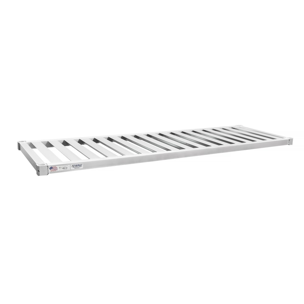 New Age 2472TB T-Bar Shelf for Cantilever Shelving, 72"W x 24"D, Aluminum