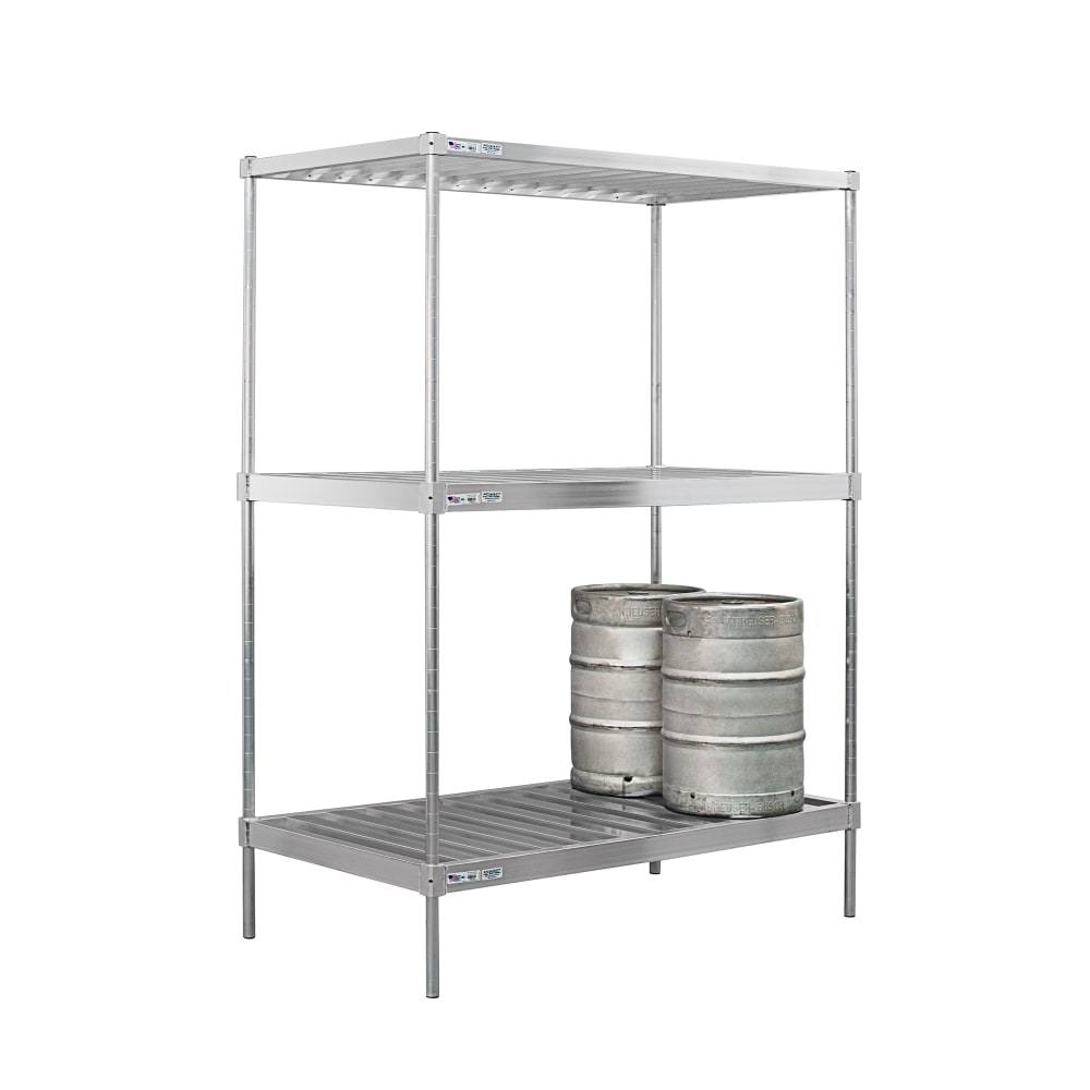 098-51171 (3) Level Keg Rack w/ (12) Keg Capacity, 60" x 34" x 84"