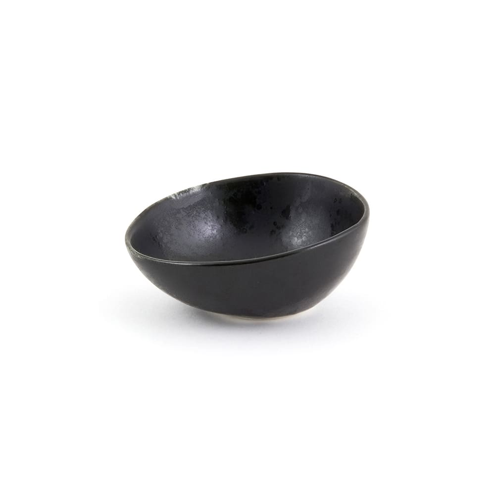 872-ASC023BKP23 1 1/2 oz Kiln® Ramekin - Porcelain, Pepper