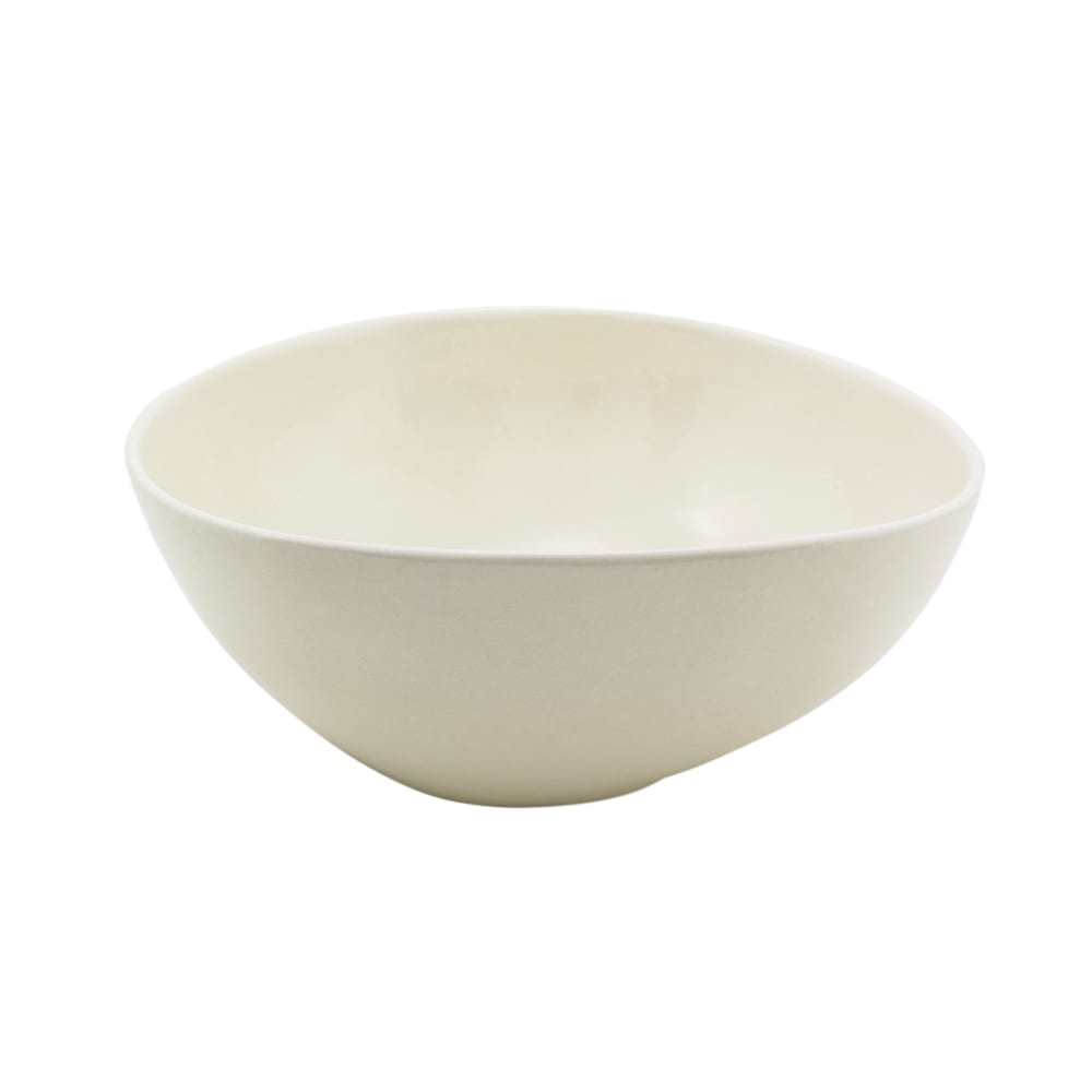 872-BBO034BEP20 60 oz Round Kiln® Bowl - Porcelain, Vanilla Bean