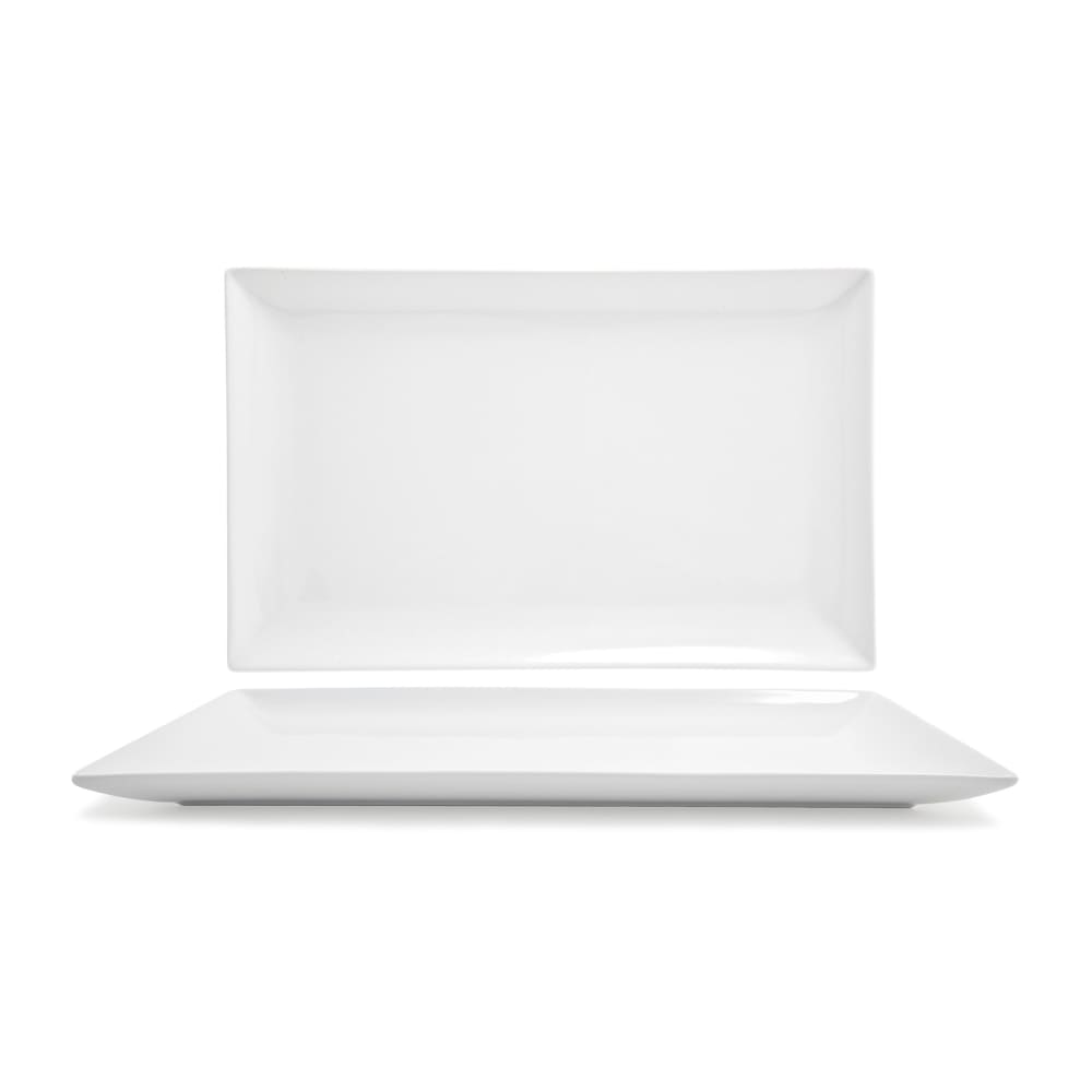 872-BPT032WHP20 Rectangular Mod® Platter - 16 1/4" x 10 1/4", Porcelain, White