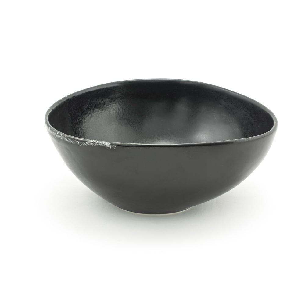 872-BBO034BKP20 60 oz Round Kiln® Bowl - Porcelain, Pepper