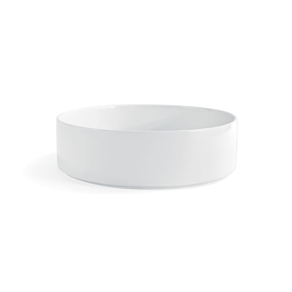 872-BBO037WHP20 160 oz Round Bowl - Porcelain, White