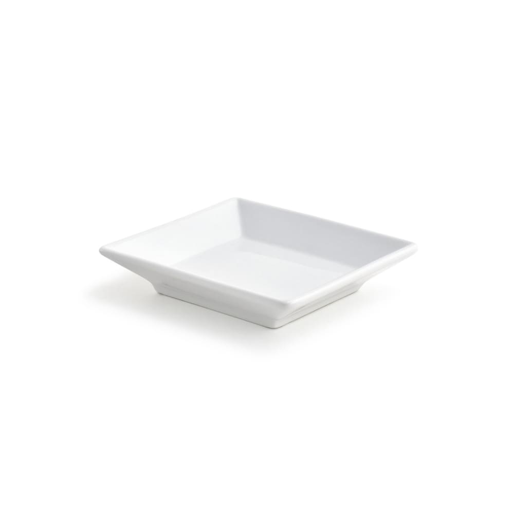 872-DAP039WHP23 3 1/2" Square Catalyst®Kyoto® Dish - Porcelain, White