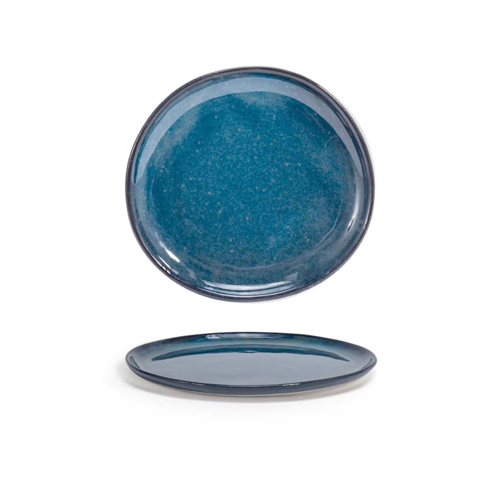 872-DAP082BLP23 6" Round Artefact™ Plate - Porcelain, Indigo