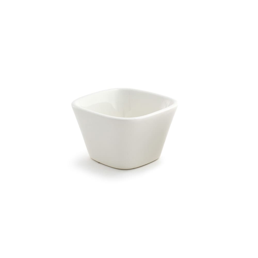 872-DBO047BEP23 7 oz Square Catalyst® Mod® Bowl - Porcelain, White