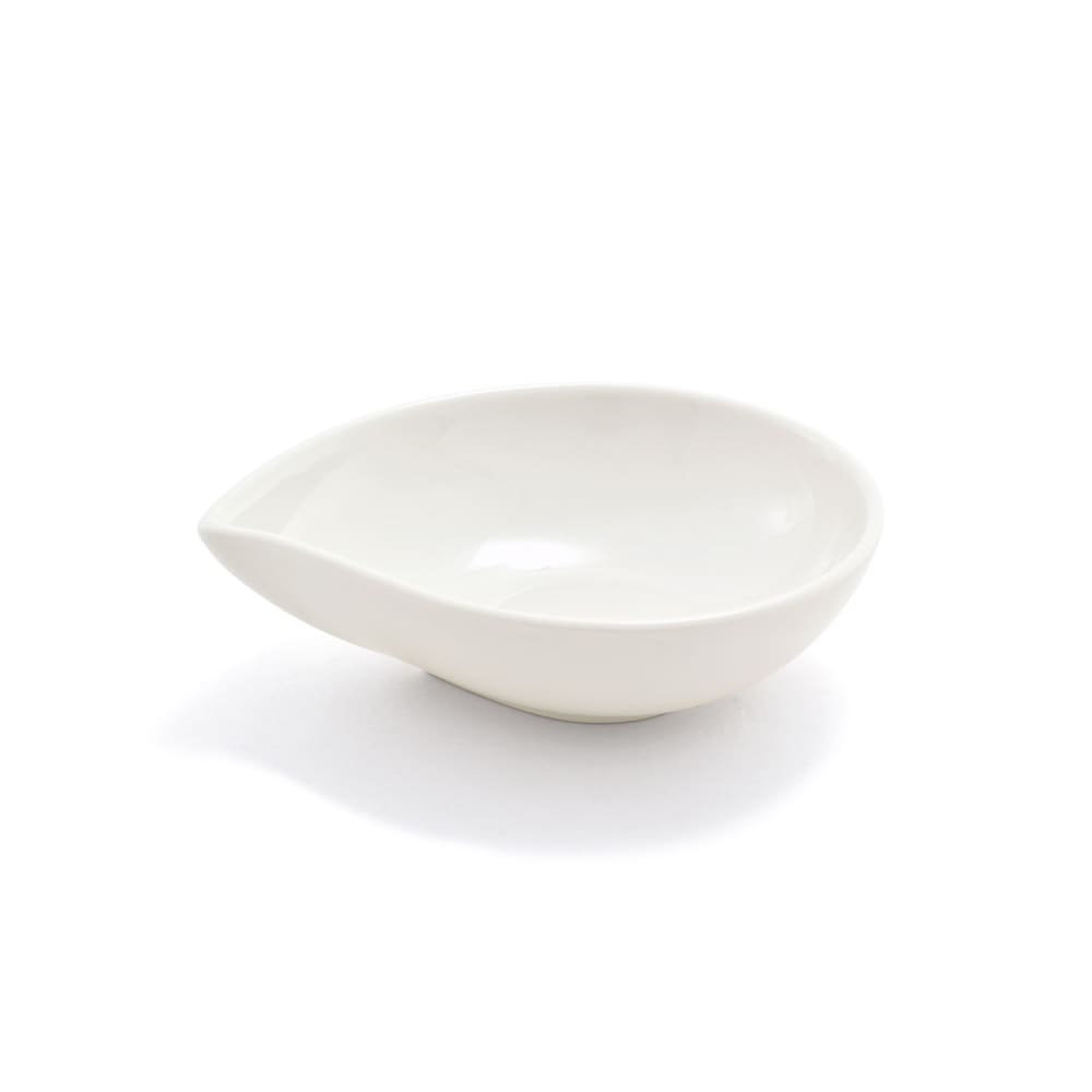 872-DBO071BEP23 5 oz Teardrop Catalyst® Ramekin - Porcelain, White