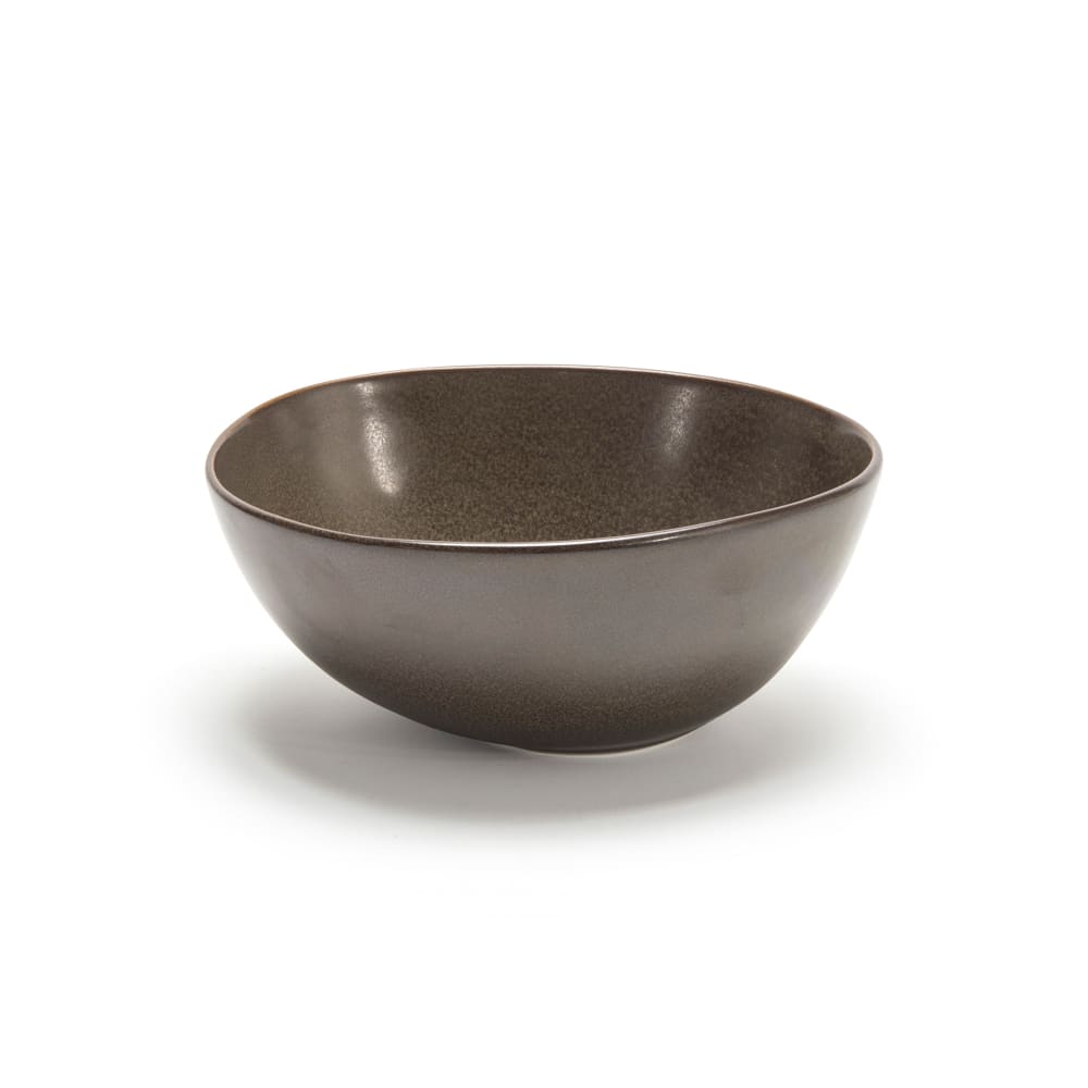 872-DBO143ESP23 21 oz Round Kiln® Bowl - Porcelain, Mocha