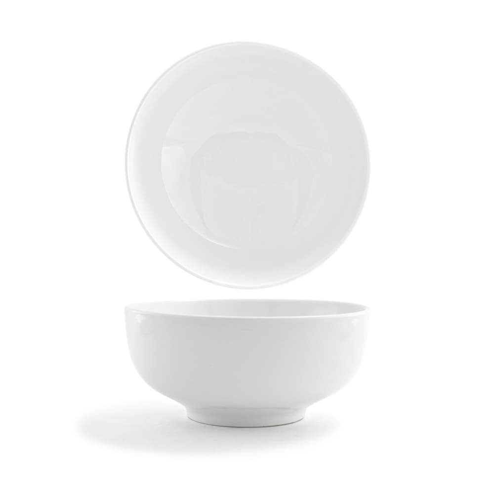 872-DBO088WHP21 64 oz Round Harmony™ Bowl - Porcelain, White