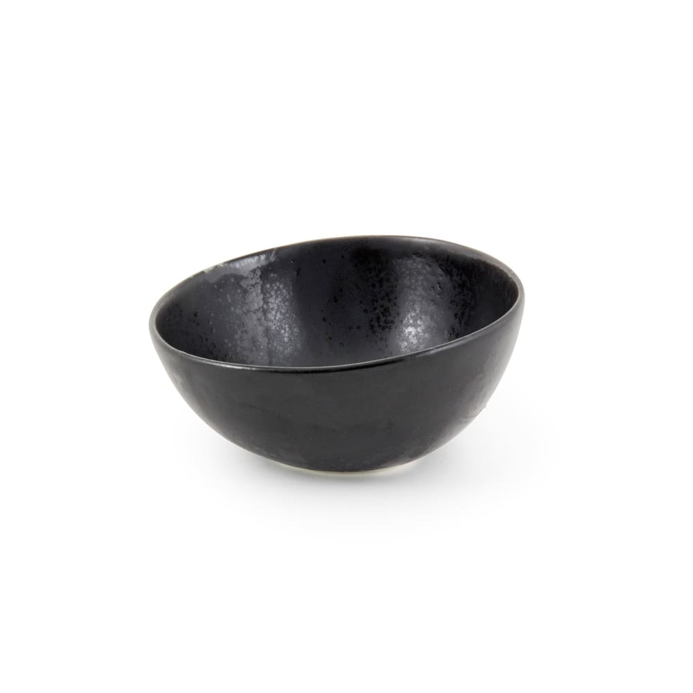872-DBO142BKP23 10 oz Round Kiln® Bowl - Porcelain, Pepper