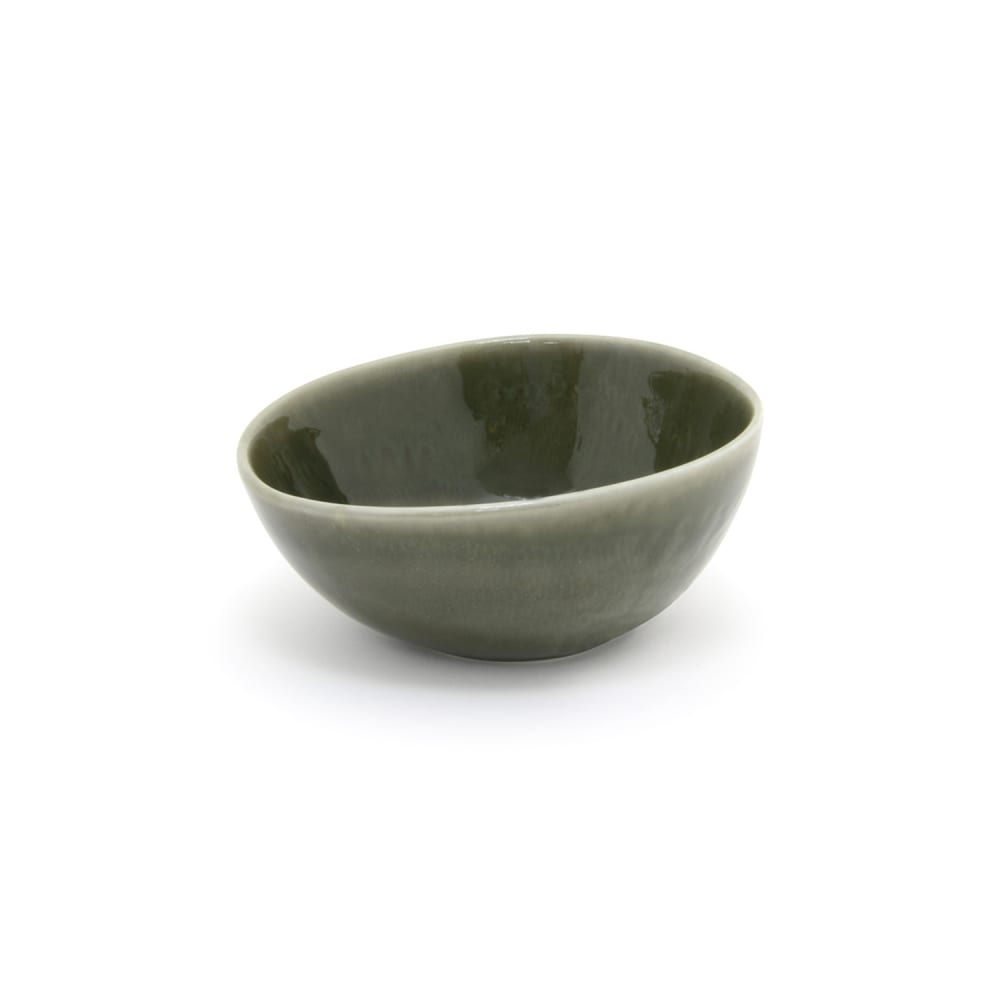872-DBO142GRP23 10 oz Round Kiln® Bowl - Porcelain, Leek