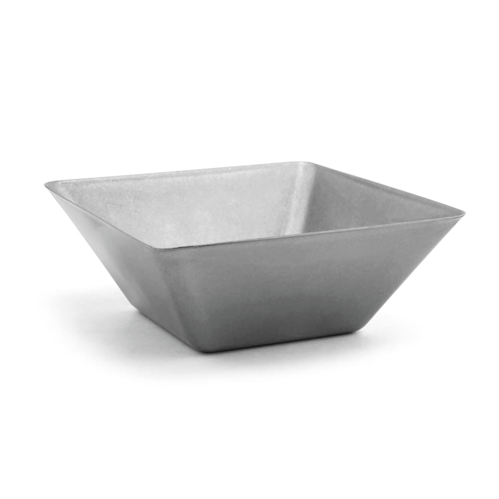 872-DBO159ANS23 21 oz Square Mod® Bowl - Stainless Steel, Antique
