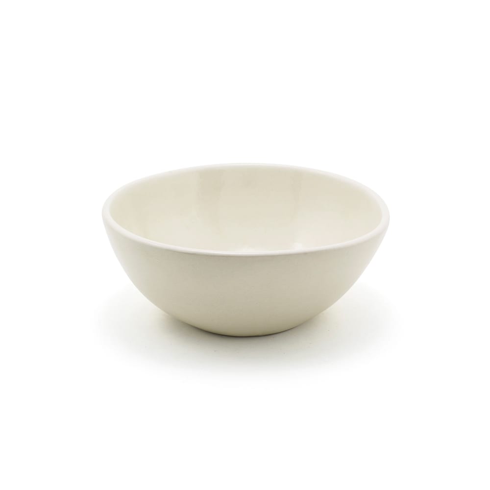 872-DBO153BEP22 28 oz Oval Kiln® Bowl - 7" x 6 1/4", Porcelain, Vanilla Bean