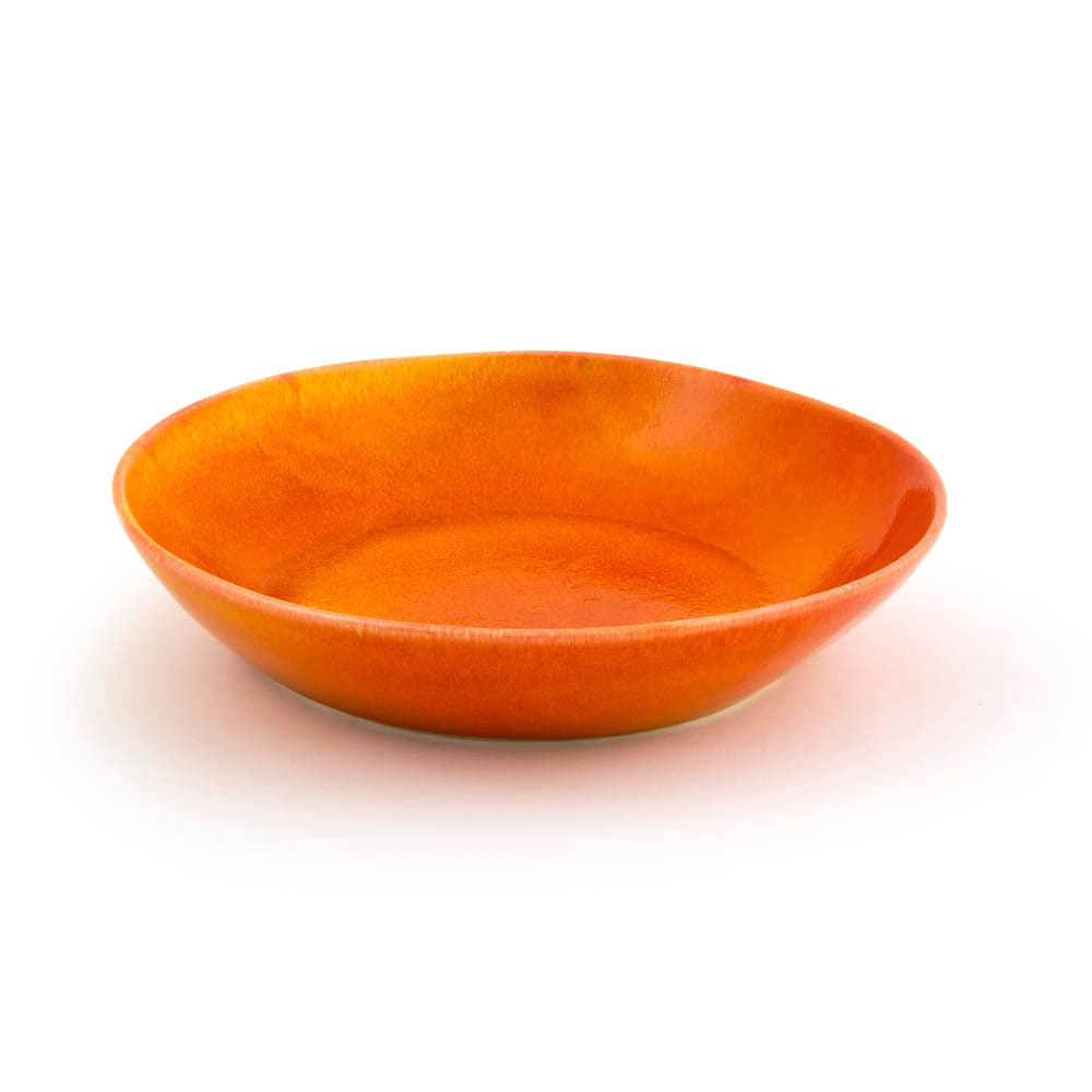 872-DBO144ORP22 34 oz Round Kiln® Bowl - Porcelain, Blood Orange