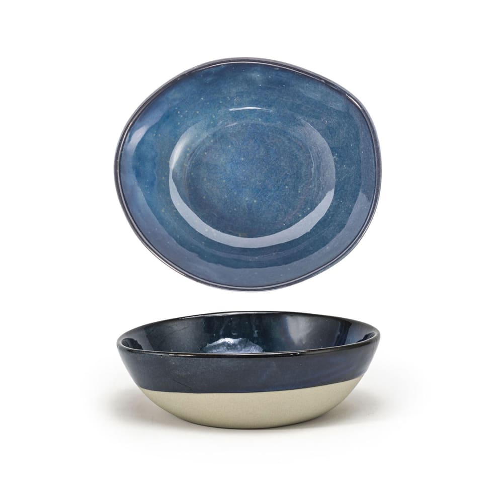 872-DBO163BLP22 24 oz Round Artefact™ Bowl - Porcelain, Indigo