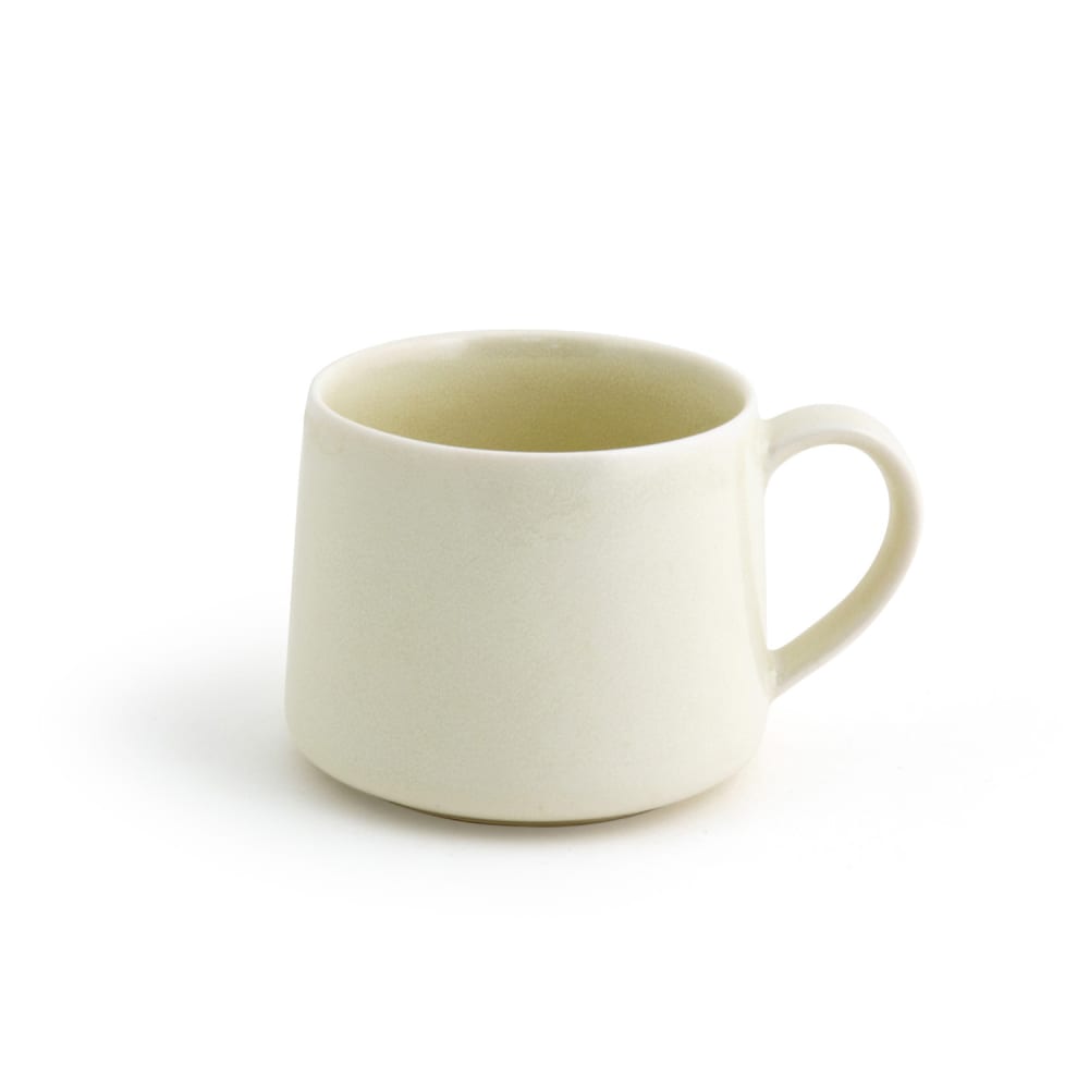 872-DCS046BEP23 10 oz Kiln® Cup - Porcelain, Vanilla Bean