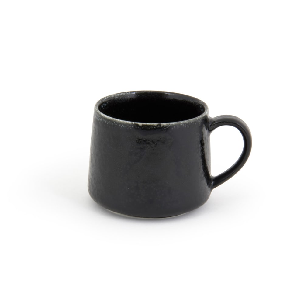 872-DCS046BKP23 10 oz Kiln® Cup - Porcelain, Pepper