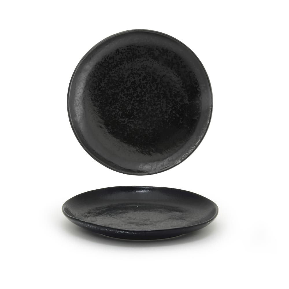 872-DDP061BKP22 10" Round Kiln® Plate - Porcelain, Pepper