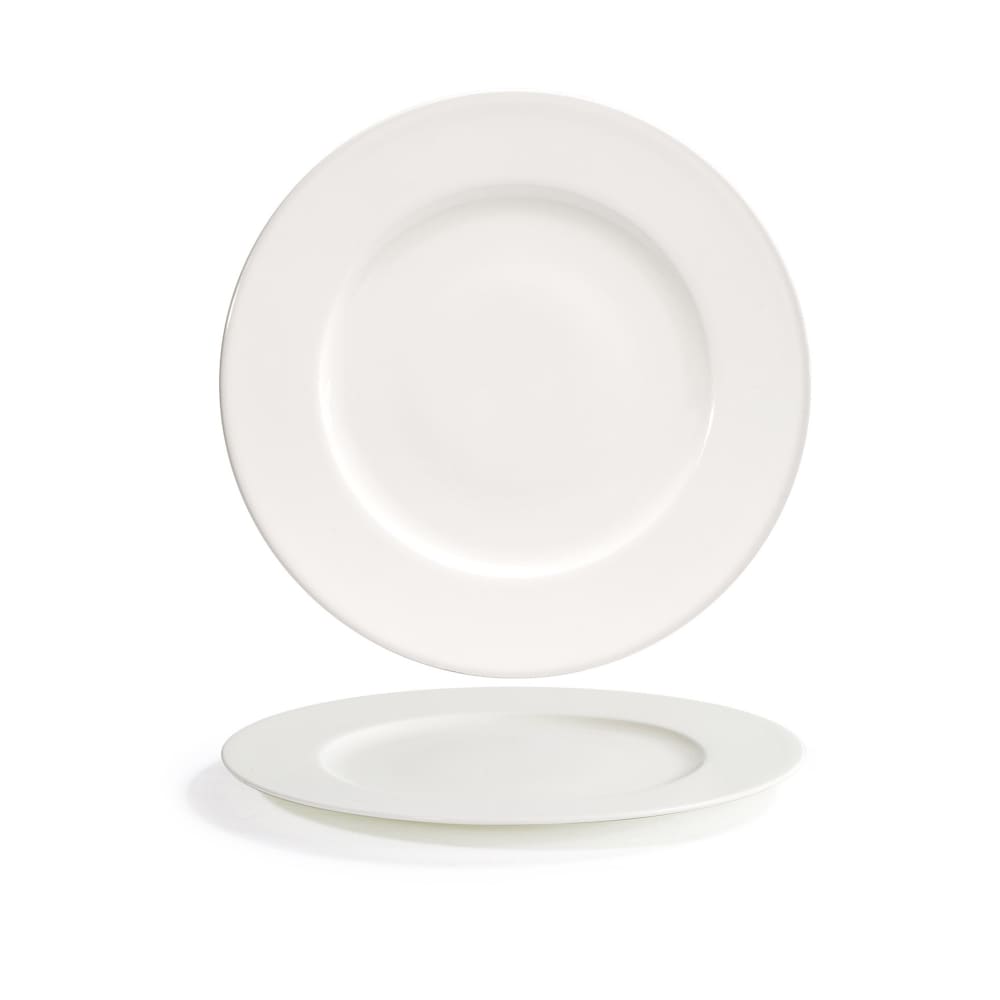 872-DDP082BEP22 10 5/8" Round Catalyst® Plate - Porcelain, White