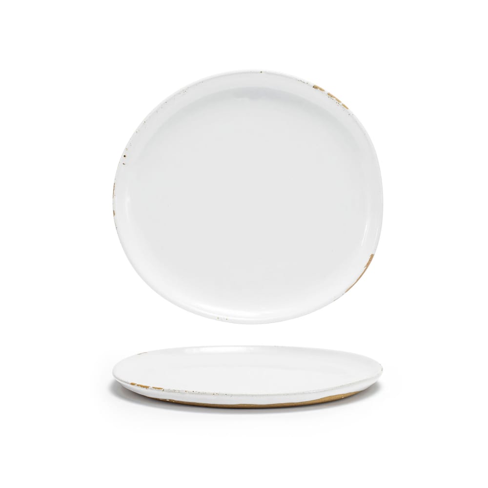 872-DDP069WHP22 9" Round Artefact™ Plate - Porcelain, White