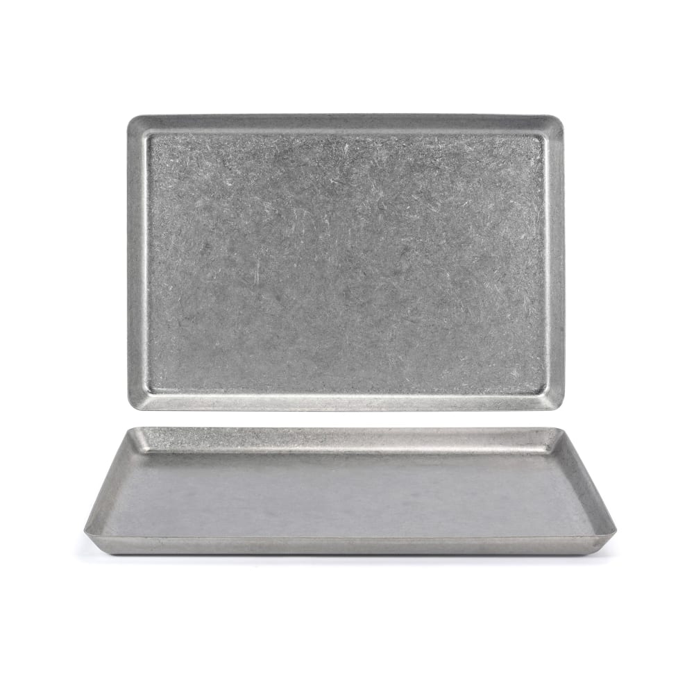 872-DDP074ANS21 Rectangular Mod® Plate - 13" x 7", Stainless Steel, Antique