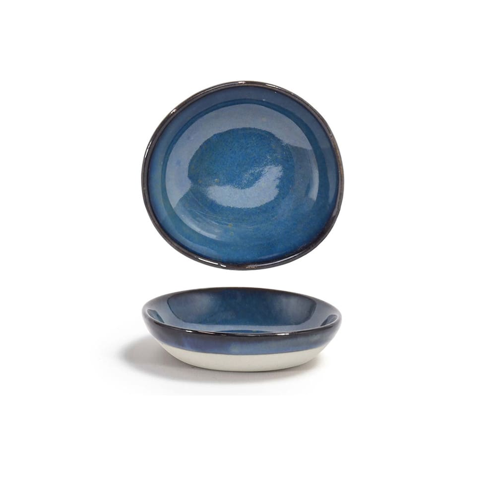 872-DSD070BLP23 3 1/2 oz Round Artefact™ Ramekin - Porcelain, Indigo