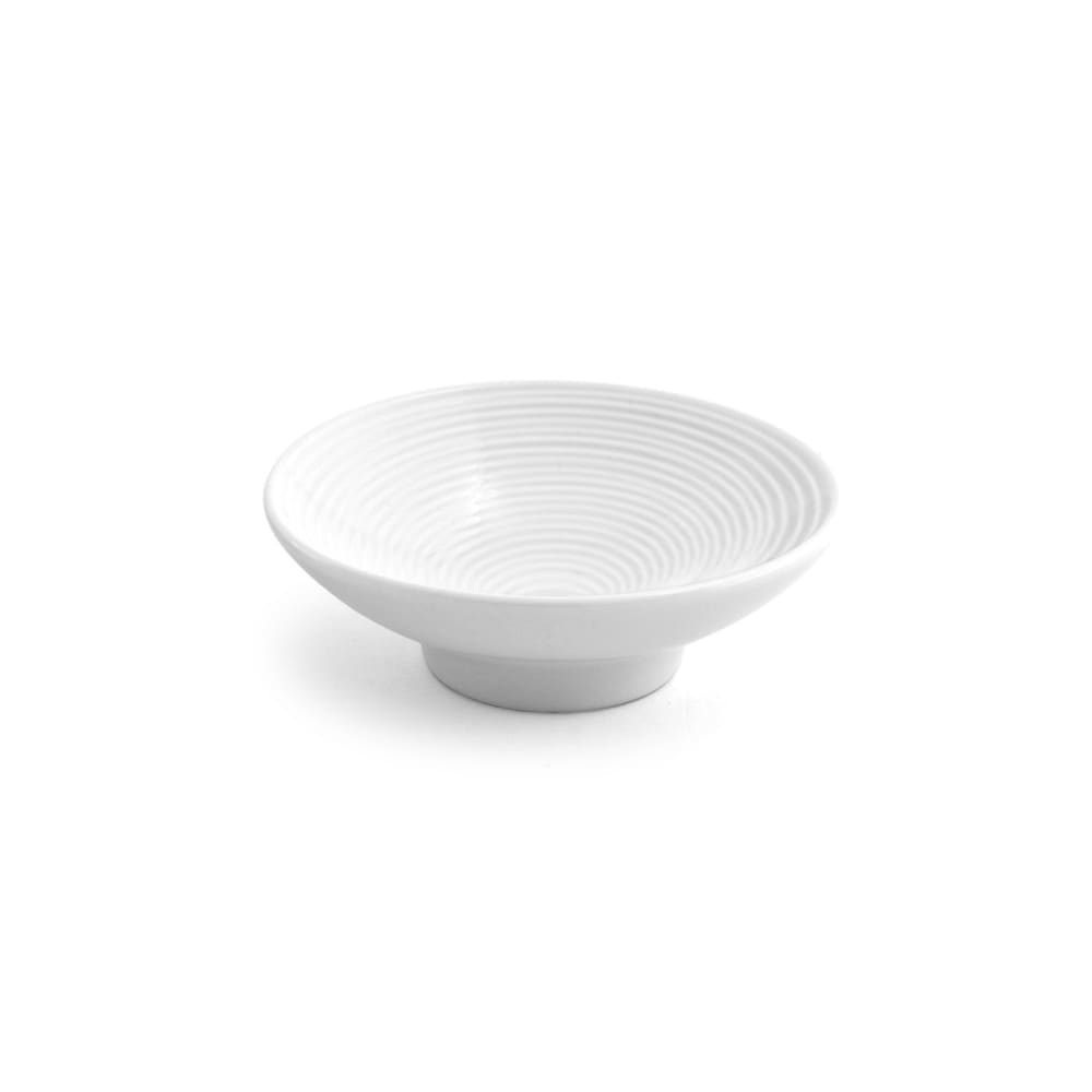 872-DSD008WHP23 3 oz Round Spiral® Bowl - Porcelain, White