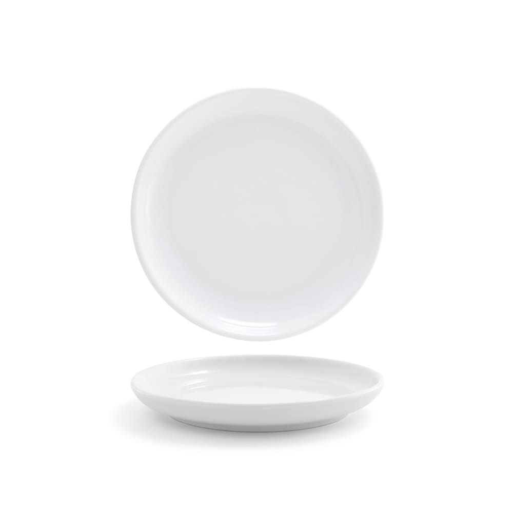 872-DSP018WHP23 7 1/2" Round Harmony™ Plate - Porcelain, White