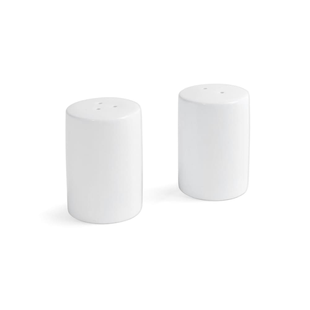 872-TSP019BEP23 3 oz Salt & Pepper Shaker Set - Porcelain, 2 1/2"H
