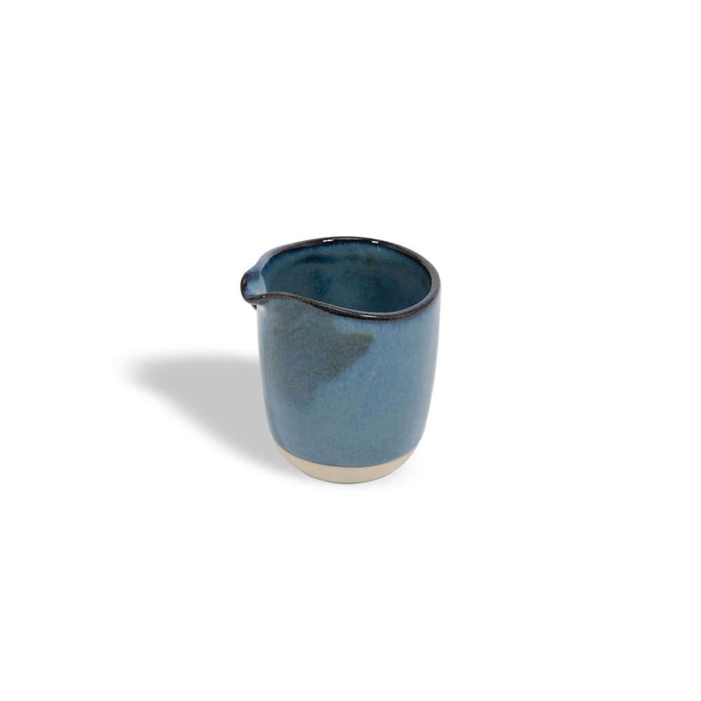 872-TCR019BLP23 8 oz Artefact® Creamer - Porcelain, Indigo