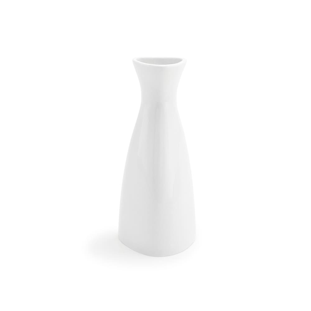872-TSB003WHP23 5 oz Kyoto™ Pourer Vase - Porcelain, White