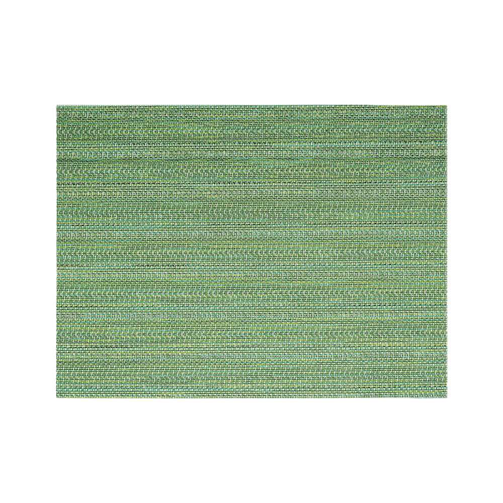 872-XPM095GRV83 Rectangular Green Placemat - 16" x 12", Woven Vinyl, Metroweave®