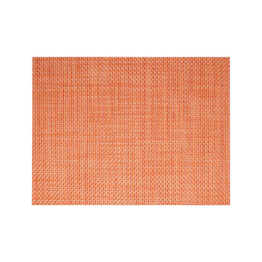 872-XPM101ORV83 Rectangular Apricot Placemat - 16" x 12", Woven Vinyl, Metroweave®