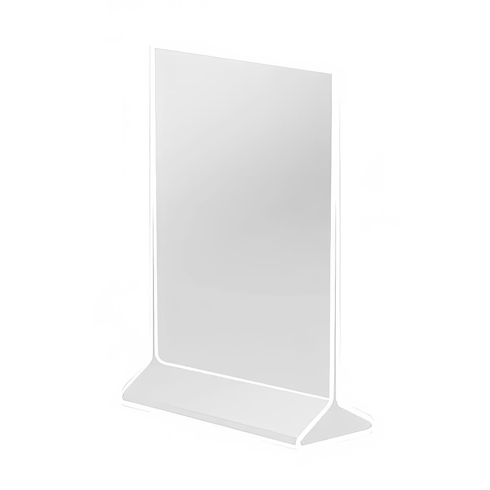 151-521 Tabletop Menu Card Holder - 4 1/4" x 5 1/2", Acrylic
