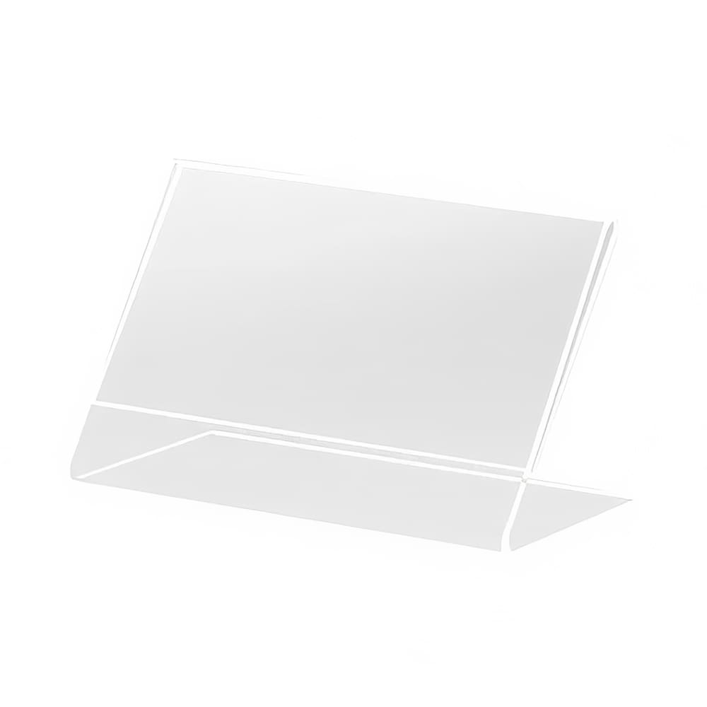 151-561 Tabletop Menu Card Holder - 3 1/2" x 5 1/2 , Acrylic