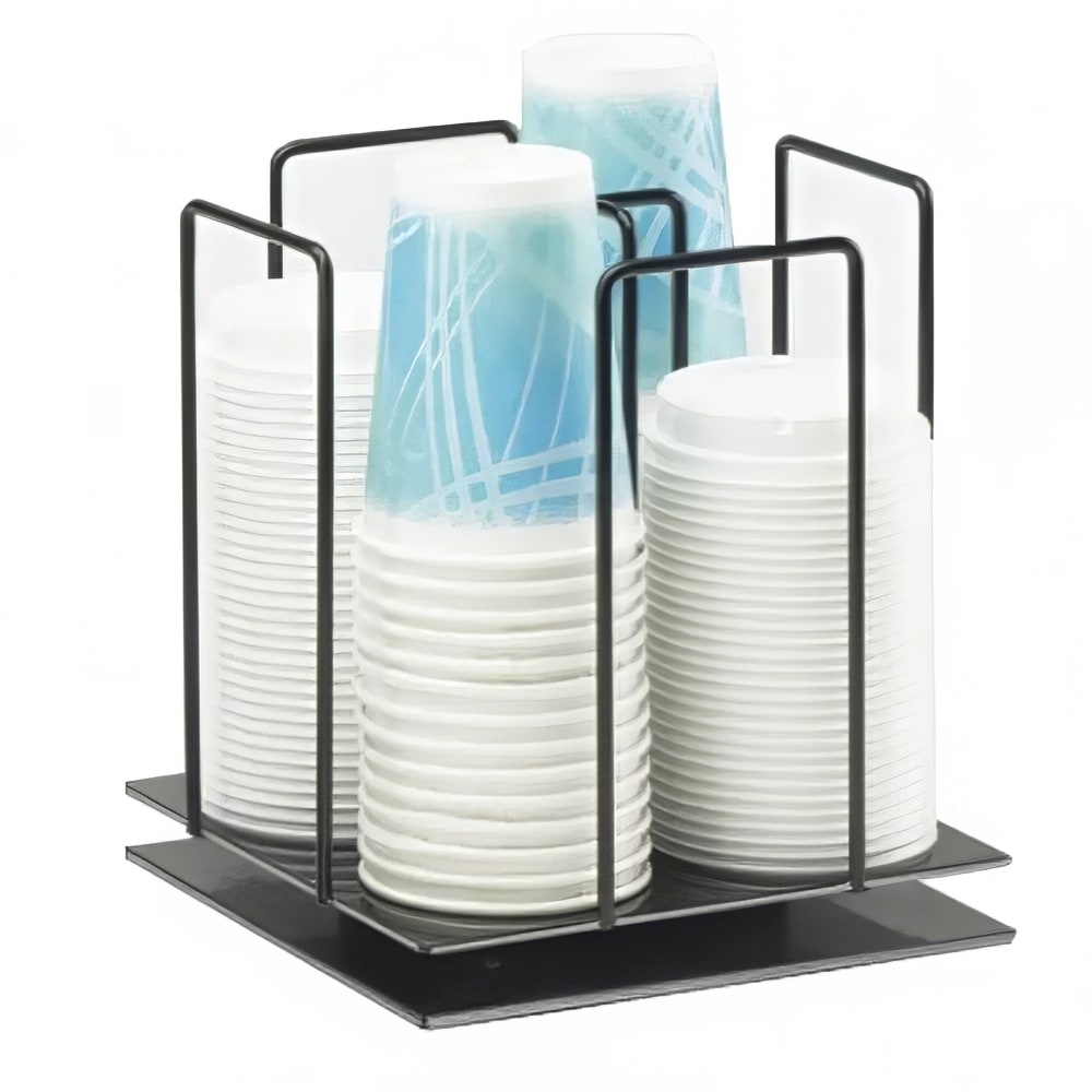 Cal-Mil 1212-3 Cup & Lid Organizer, (4) Compartment, All Cup Types