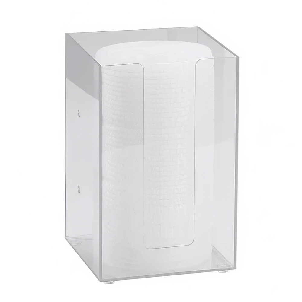 151-29912 Wall/Counter-Mount Lid Organizer w/ (1) 5" Section - Plastic, Clear