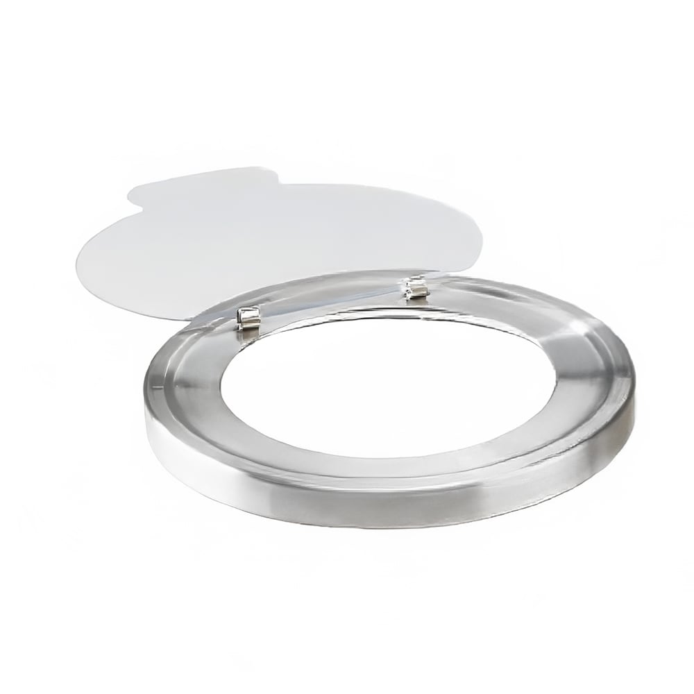 Cal-Mil 1852-4 4 1/4" Round Hinged Lid for 1851-4 Jar - Stainless Steel