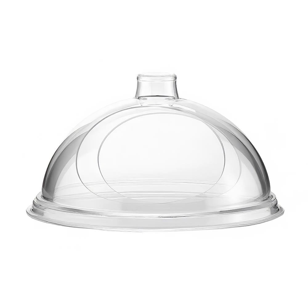 Cal-Mil 301-18 Turn N Serve Cover, 18" diam x 8" H Dome Style, Clear Acrylic